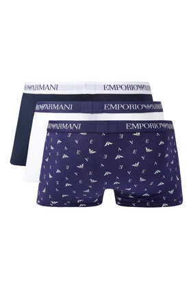 Core Logo Band Boxers, Pack of 3